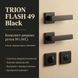 ​Комплект дверних ручок TRION FLASH 49 Black &mdash; №1 (WC) 2500000024818 фото 2
