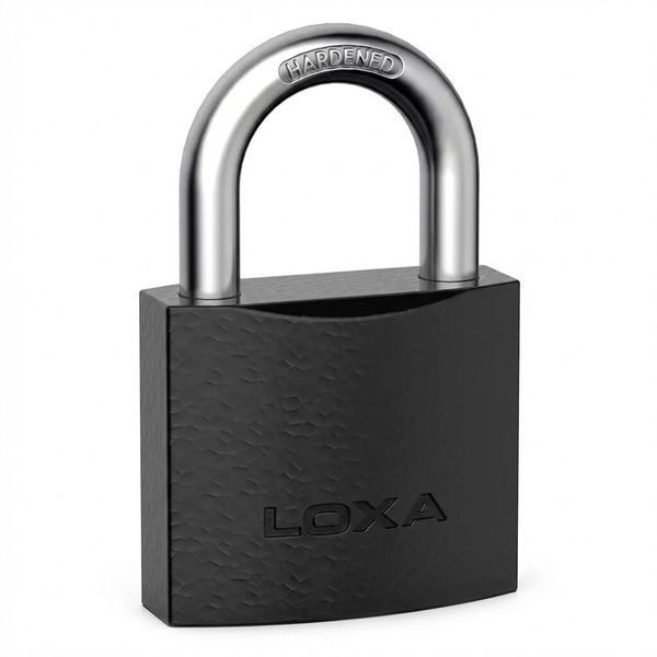 Замок навісний чугуний автомат GERDA LOXA 50 мм 3 ключі LOXA 50 фото
