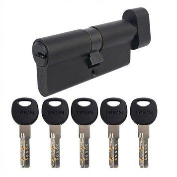 Циліндровий механізм TRION BRASS 60mm(30+30Т) MB 5 COMPUTER KEYS KNOB 9658542799798116 фото