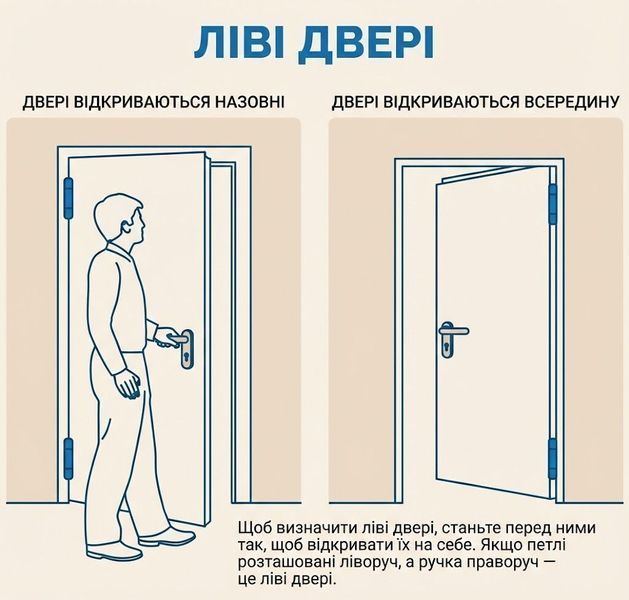 Комплект дверних ручок на планці TRION POLIS-HP-42.01-S-C ліва 607686169 фото