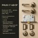 Комплект дверних ручок TRION POLIS 17 AB/CP &mdash; №4 (замок-защіпка + WC + петлі) 2500000038891 фото 2