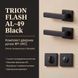 ​Комплект дверних ручок TRION FLASH AL-49 Black &mdash; №1 (WC) 2500000024030 фото 2