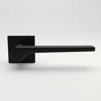 Комплект дверних ручок на квадратній розетці ZAMAK TRION HERMES 49 Black NEW HERMES 49 Black фото