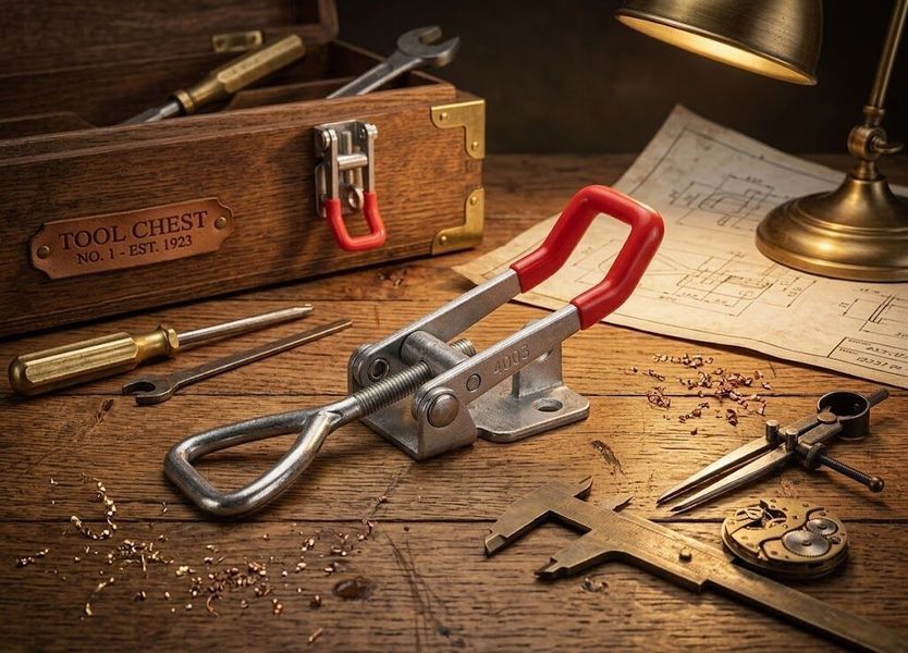 Замок-затискач механічний затягуючий регульований навантаження до 220 кг GH-4002 GH-4002 фото