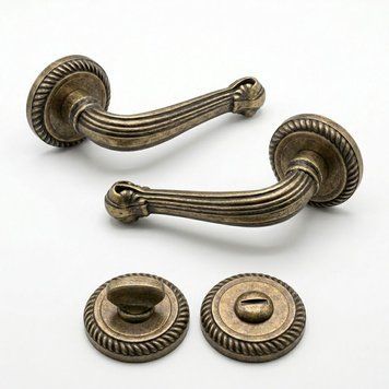 ​Комплект дверних ручок TRION MANO-AL 188 A.Bronze &mdash; №1 (WC) 2500000024627 фото