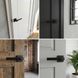 Комплект дверних ручок на квадратній розетці ZAMAK TRION CAPRI 49 Black 9658542799798101 фото 7