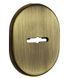 Щиток DISEC KT037 MATRIX OVAL Бронза_сатин BS Без шторки DIS-KT037OBS фото 1