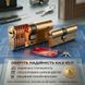 Циліндровий механізм KALE 164 BNE 40+10+40: 90 mm латунь 5 ключів 558950042 фото 4