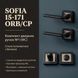 ​Комплект дверних ручок SOFIA 15-171 ORB/CP &mdash; №1 (WC) 2500000023767 фото 2
